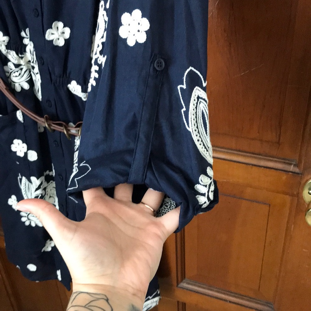 Navy Fall dress - Picture 5 of 7